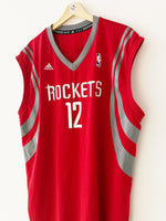 2013/14 Houston Rockets Adidas Road Jersey Howard #12 (XL) 8.5/10