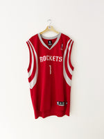 2003/06 Camiseta de carretera Reebok de los Houston Rockets McGrady # 1 (XL) 9/10