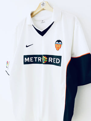2001/02 Valencia Home Shirt (XL) 8.5/10