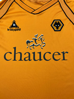 2006/08 Wolves Home Shirt (XL) 9/10