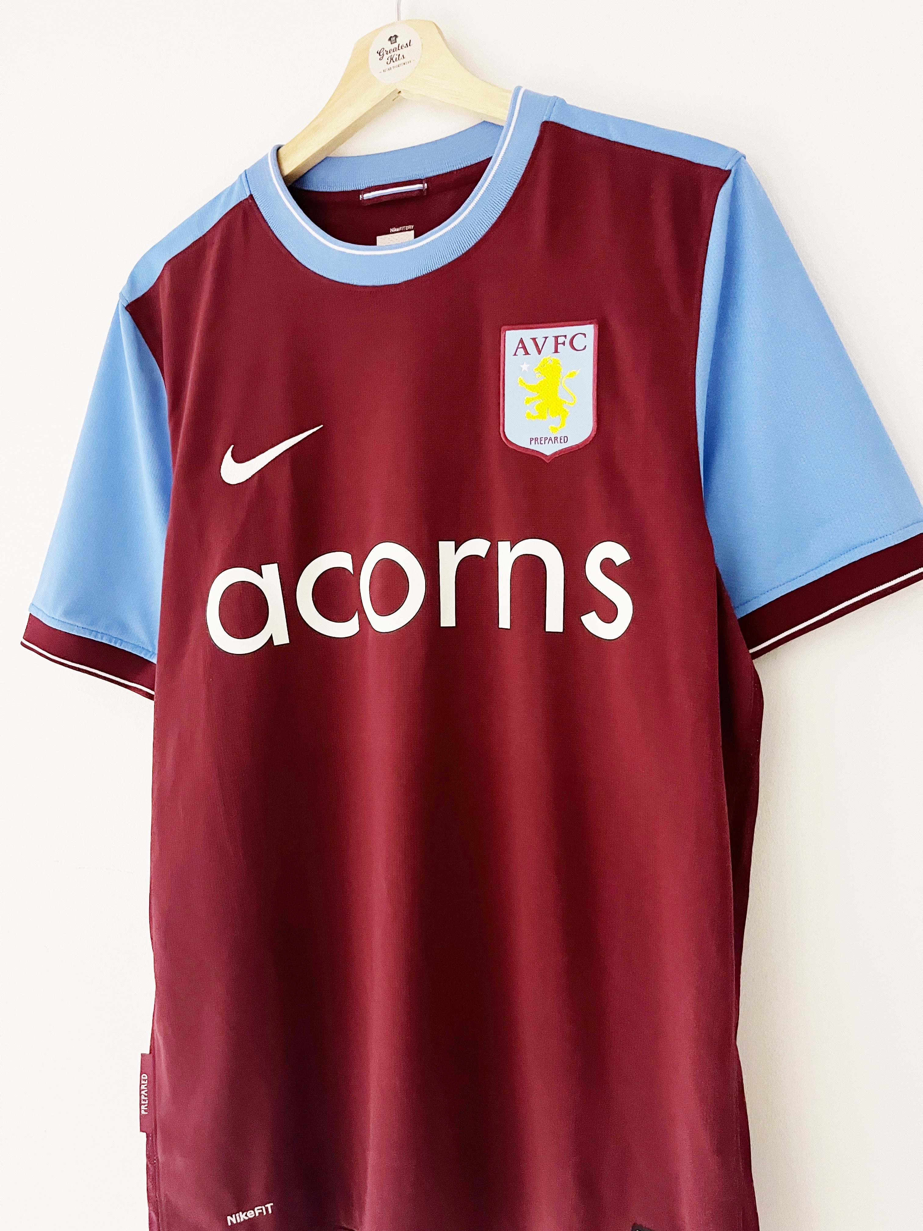 2009/10 Aston Villa Home Shirt (M) 9/10