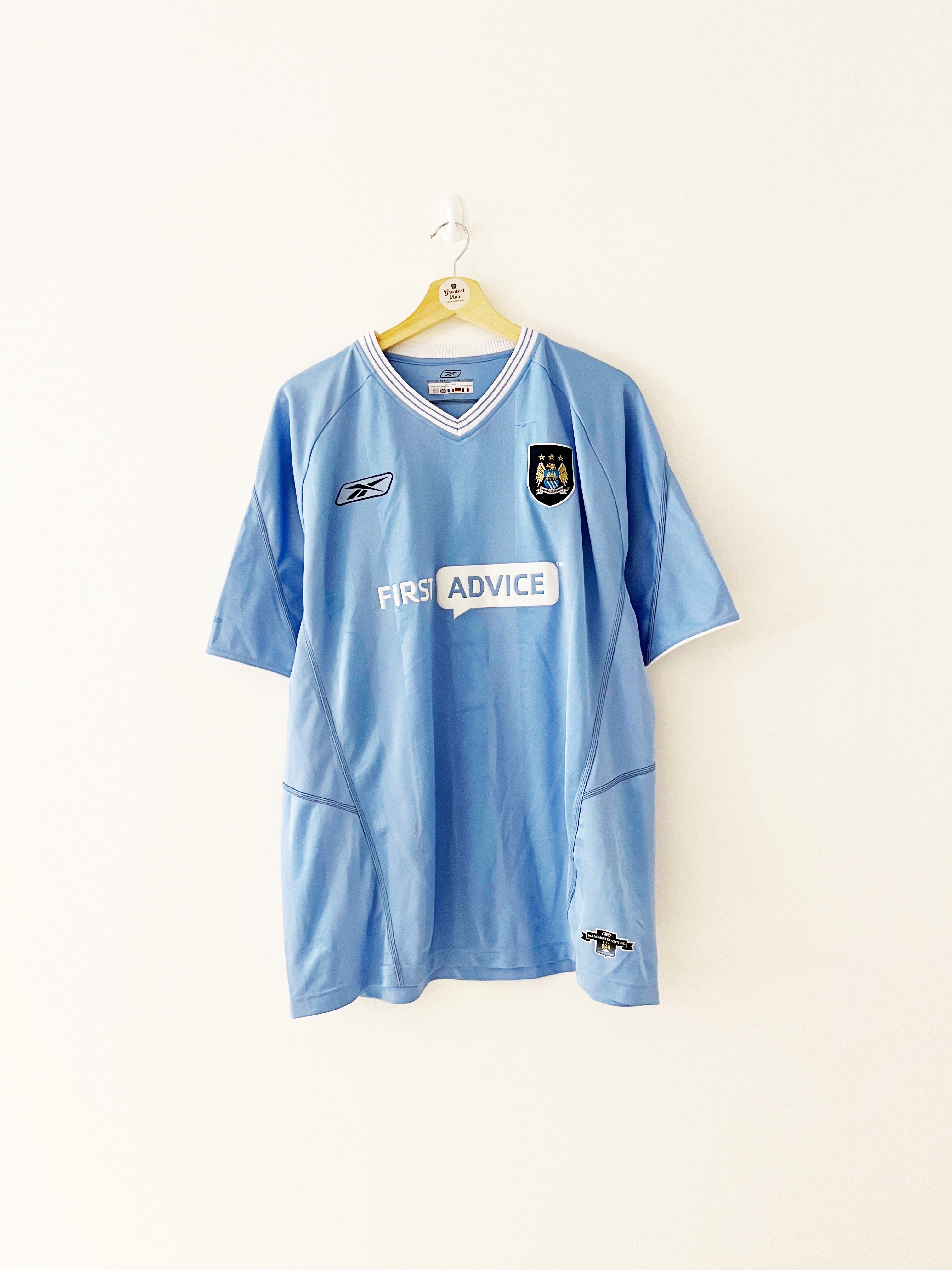 2003/04 Manchester City Home Shirt (L) 8.5/10