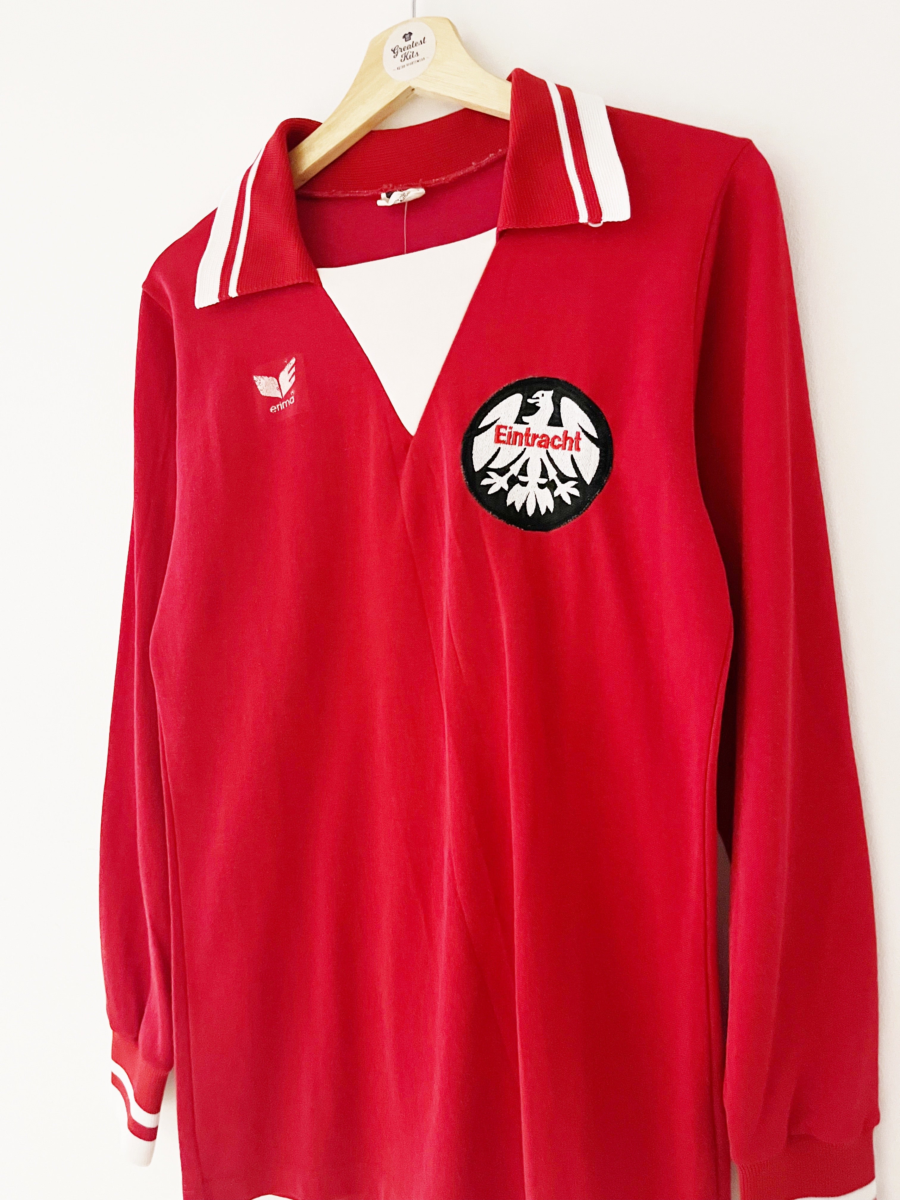 1978/79 Eintracht Frankfurt L/S Home Shirt (M) 8.5/10