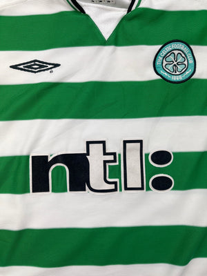 2001/03 Celtic Home Shirt (M) 8/10