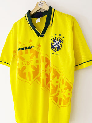 1994/97 Brazil Home Shirt (L) 9/10