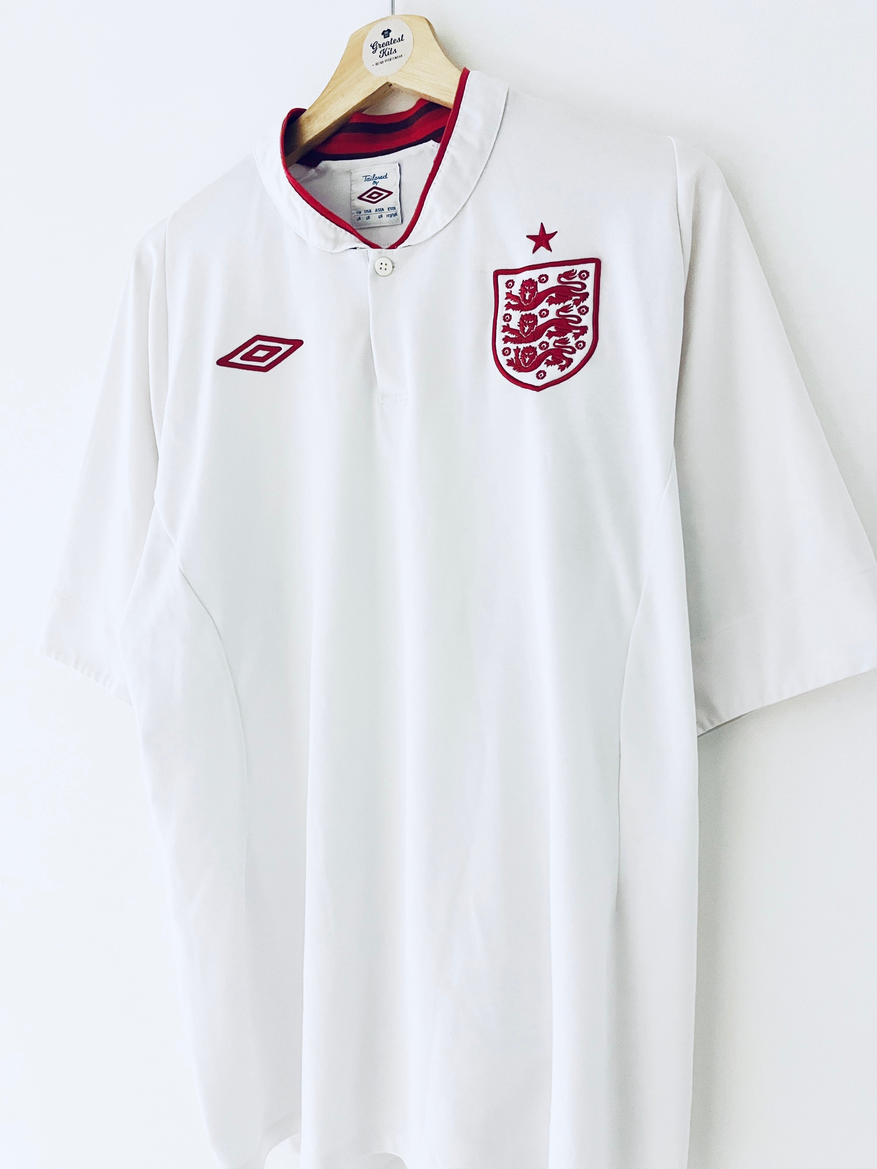 2012/13 England Home Shirt (XL) 9/10