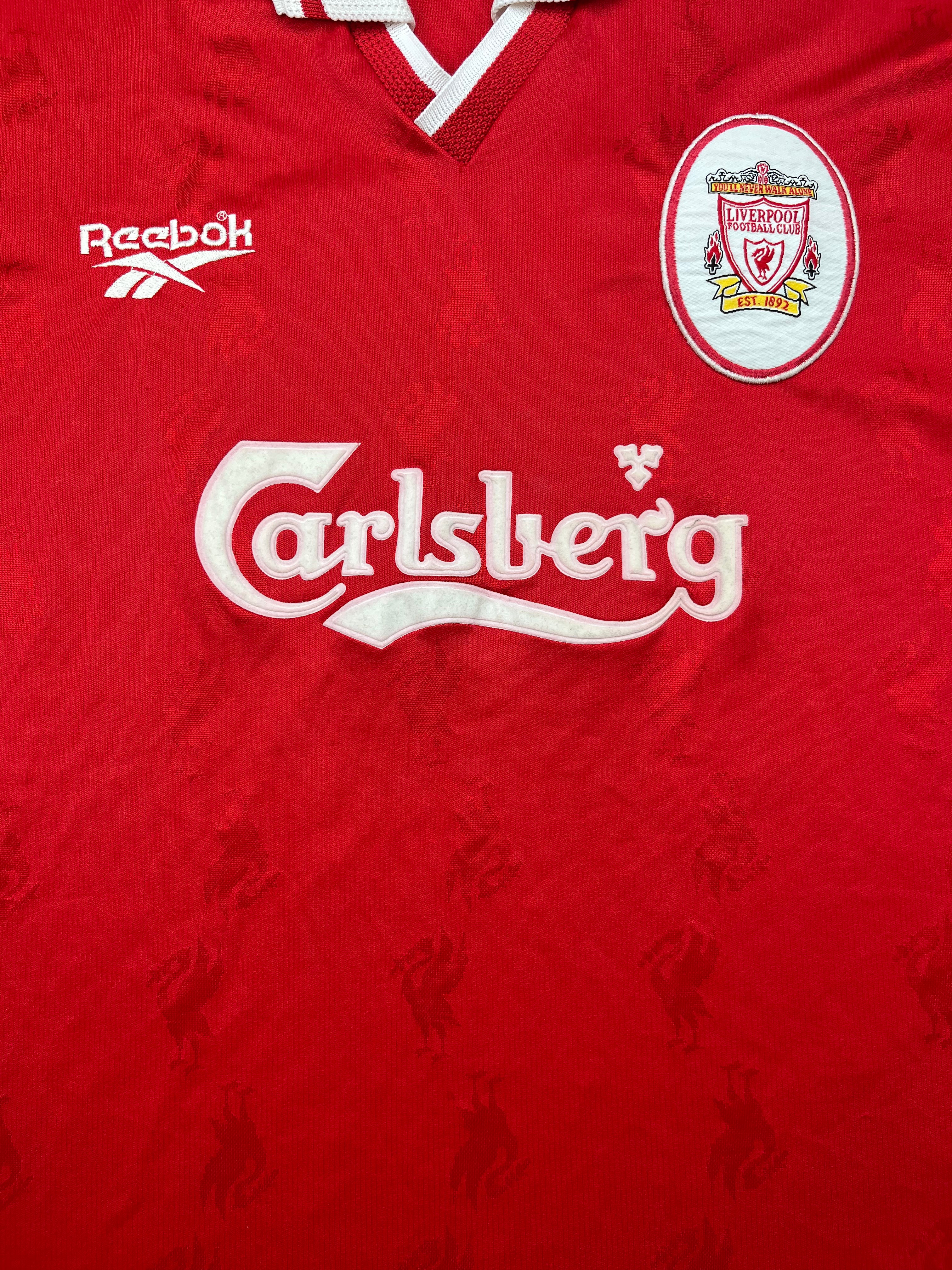 1996/98 Liverpool Home Shirt (L) 9/10