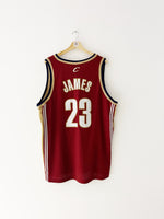 2003-10 Cleveland Cavaliers Nike Swingman Road Jersey James #23 (XL) 9/10