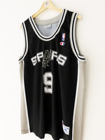2001-02 San Antonio Spurs Champion Road Jersey Parker #9 (XL) 9/10