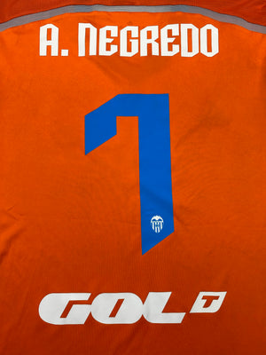 2014/16 Valencia Away Shirt A.Negredo #7 (XXL) 9/10