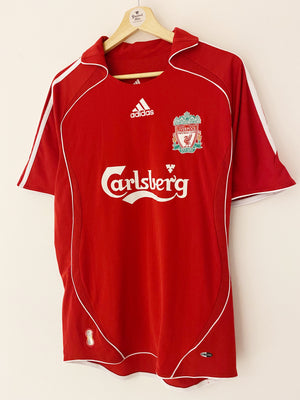 2006/07 Liverpool Home Shirt Bellamy #17 (S) 9/10