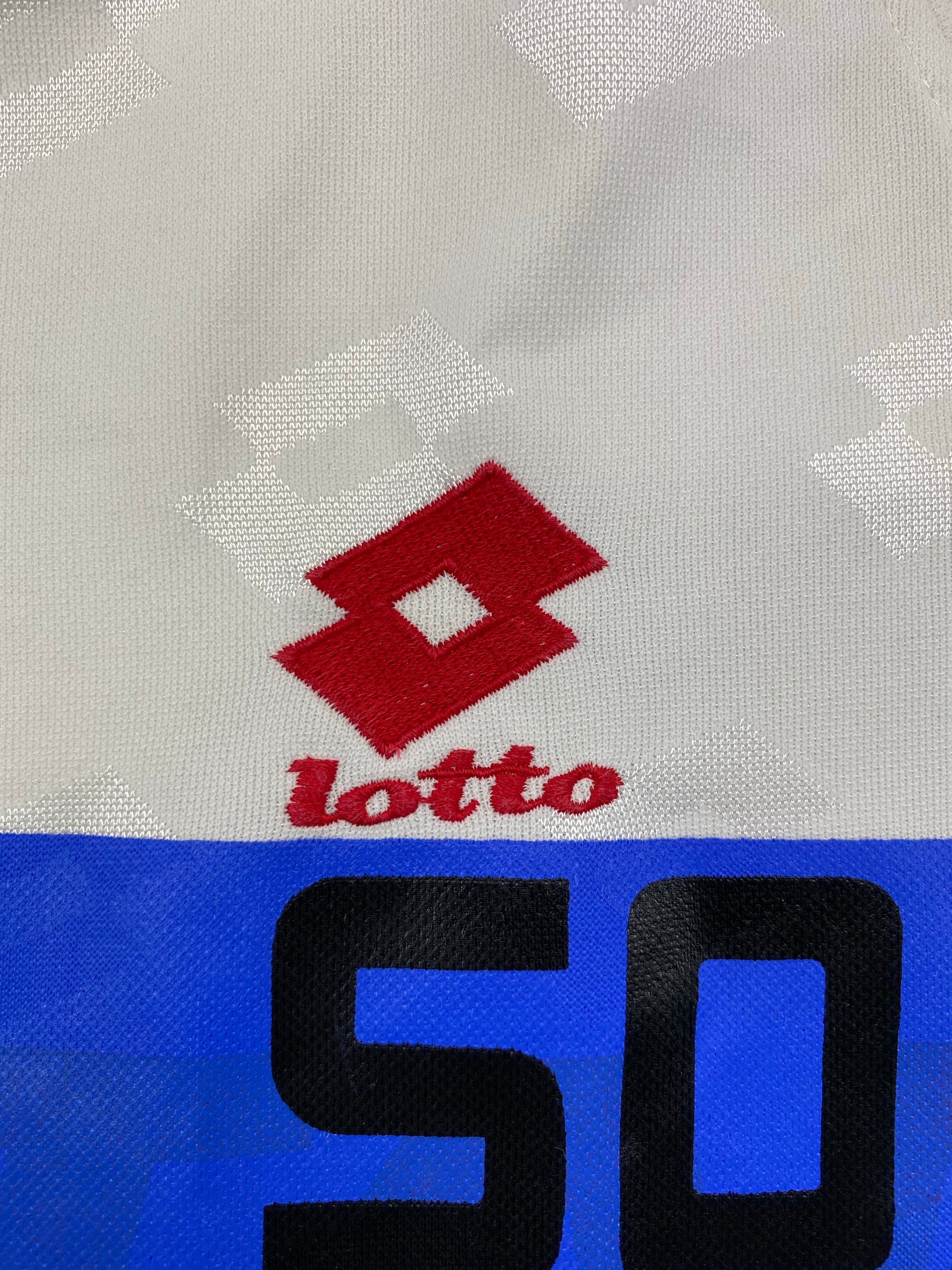 1994/95 Atalanta *Player Issue* Away L/S Shirt #10 (XL) 9/10