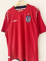 2004/06 England Away Shirt (L) 9/10