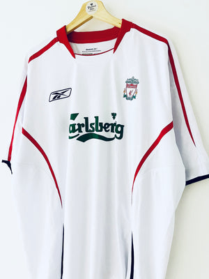2007/08 Liverpool Away Shirt Crouch #15 (XL) 9/10