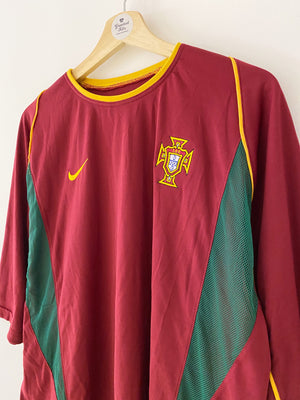 2002/04 Portugal Home Shirt (XL) 9/10