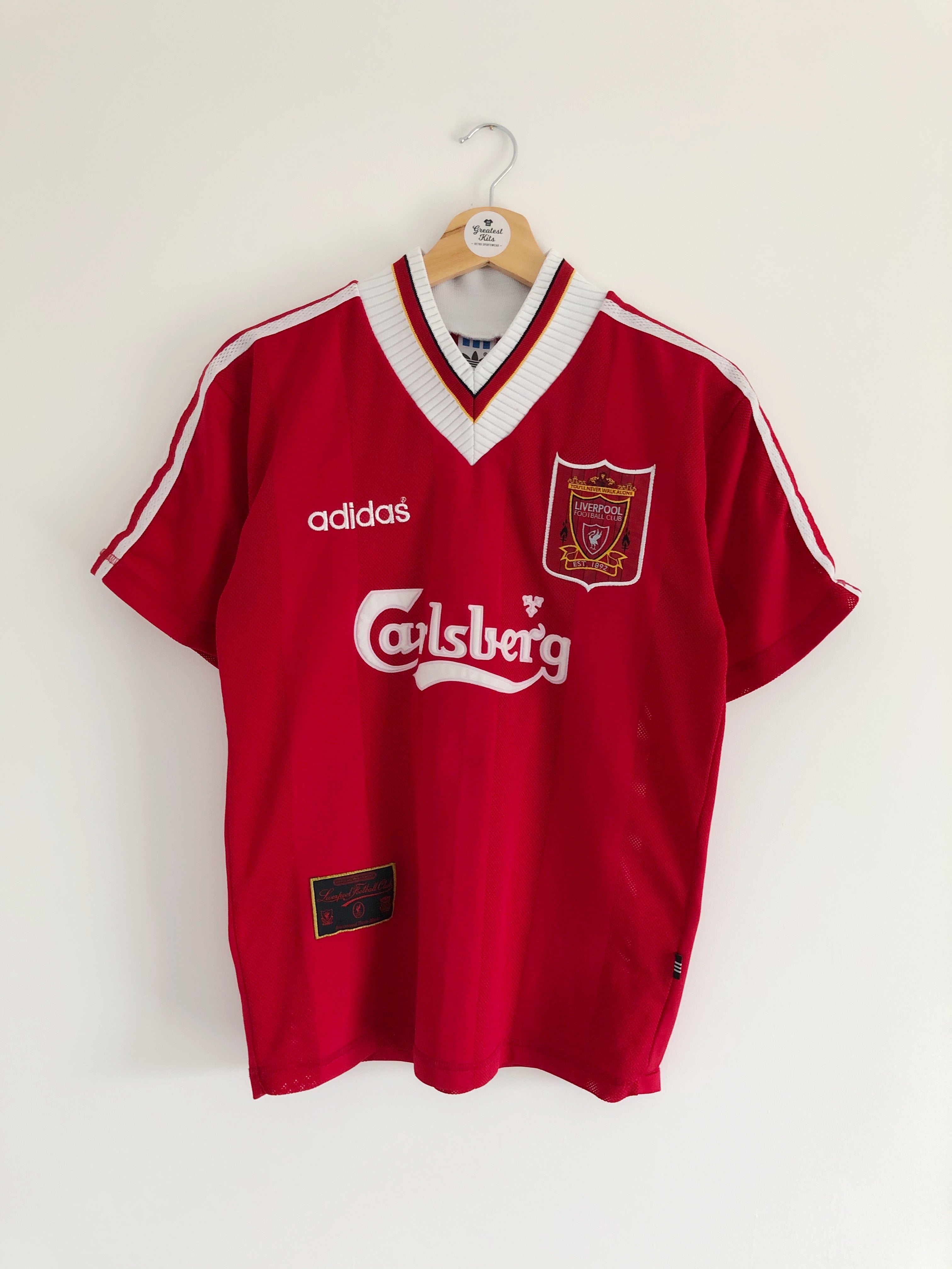 Camiseta local del Liverpool 1995/96 (S) 9,5/10