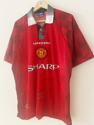 1996/98 Manchester United Home Shirt (L) 9/10