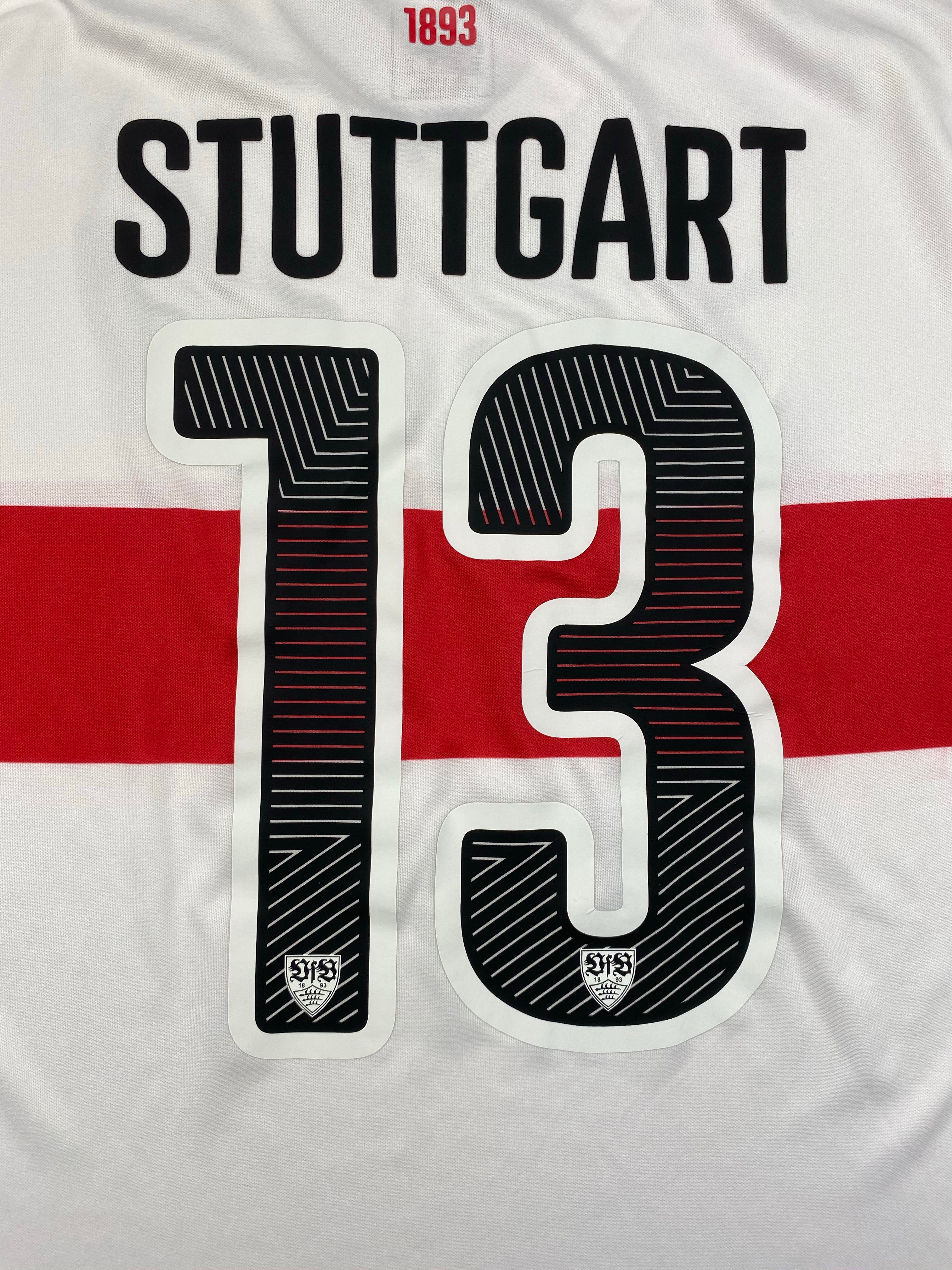 2015/16 Stuttgart U17 *Player Issue* Home L/S Shirt #13 (M) 9/10