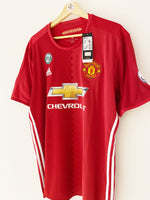 2016/17 Manchester United Home Shirt (XL) BNWT