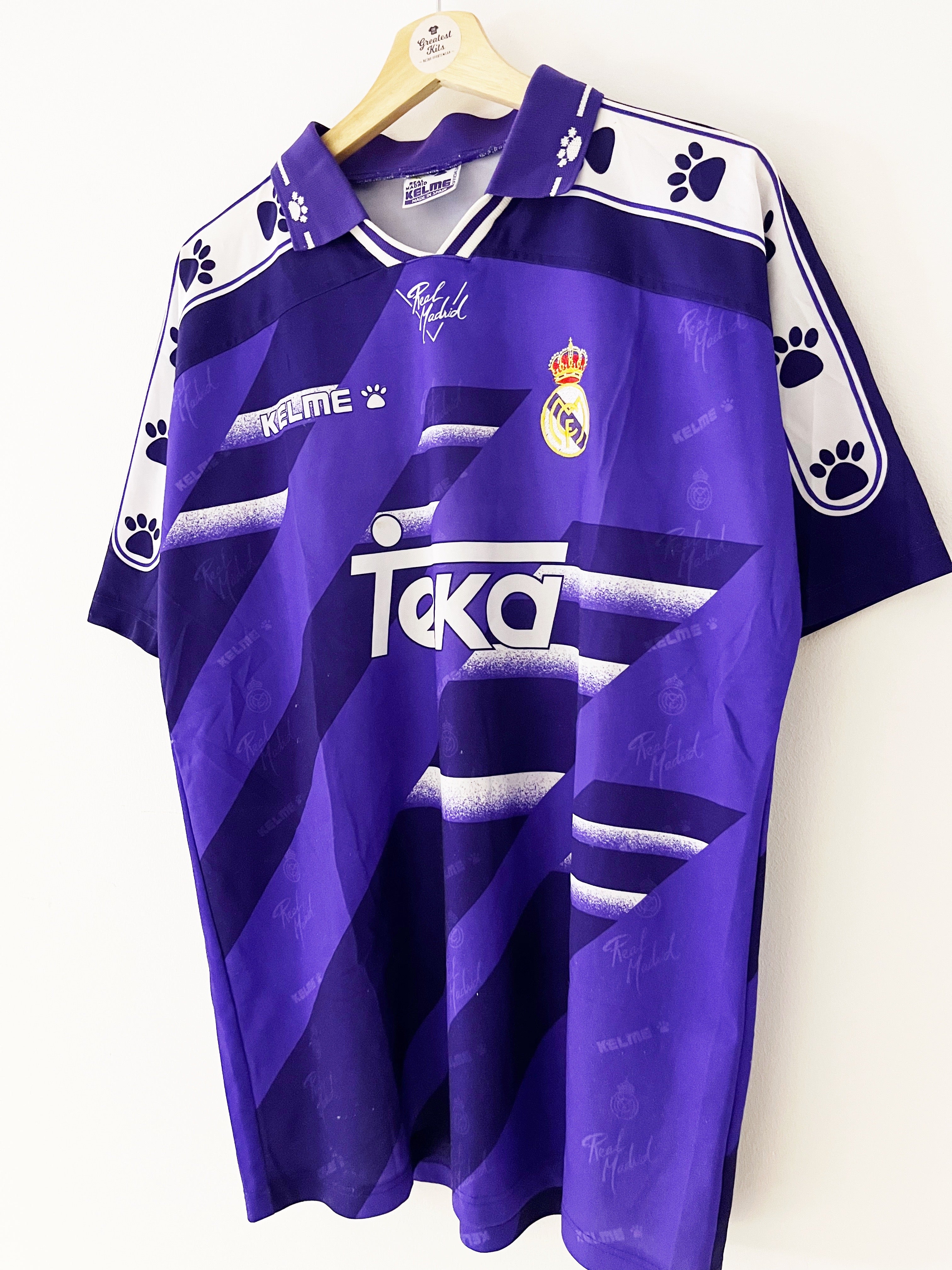 1994/96 Real Madrid Away Shirt (M) 8/10