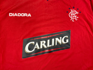 2004/05 Tercera camiseta de los Rangers (XL) 9/10