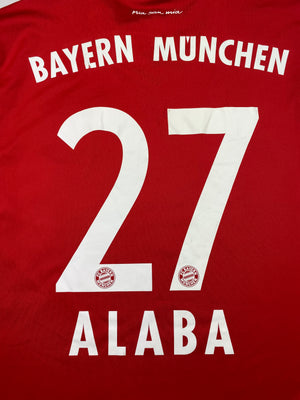 2013/14 Bayern Munich Home Shirt Alaba #27 (L) 8.5/10