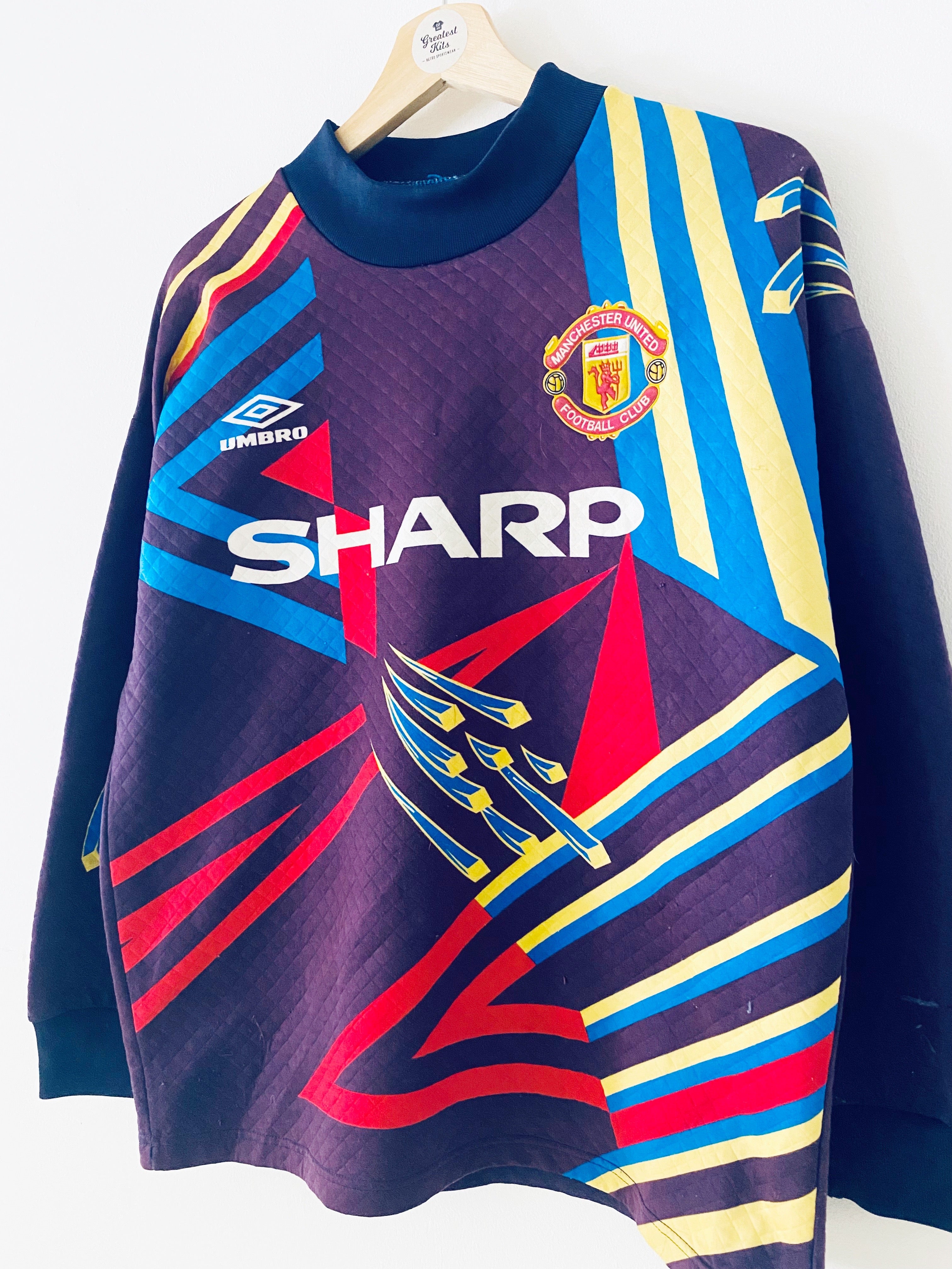 1992/93 Manchester United GK Shirt #1 (Schmeichel) (S) 7/10