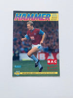 1991 West Ham v Barnsley Matchday Programme