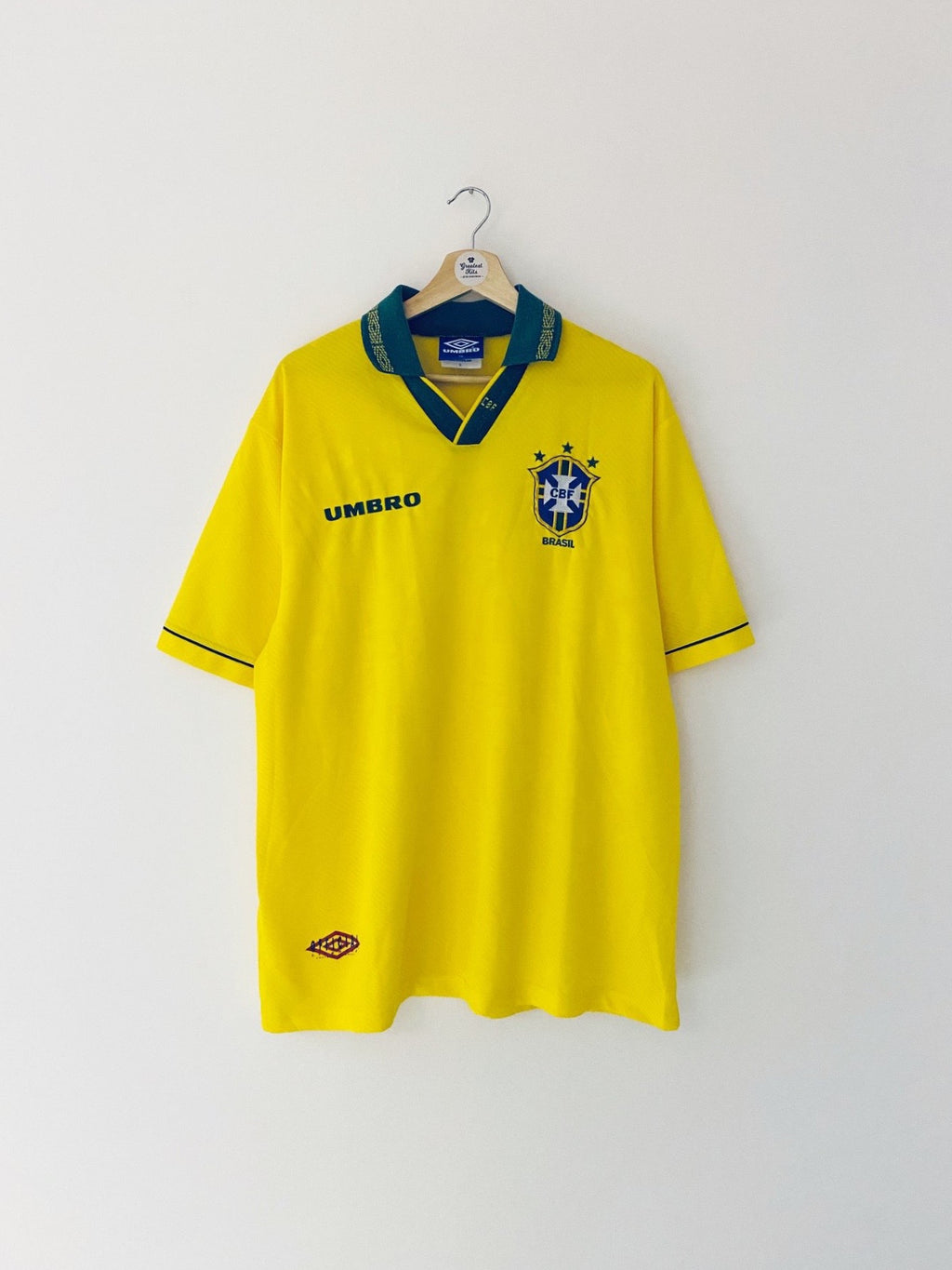 1993/94 Brazil Home Shirt (XL) 9/10