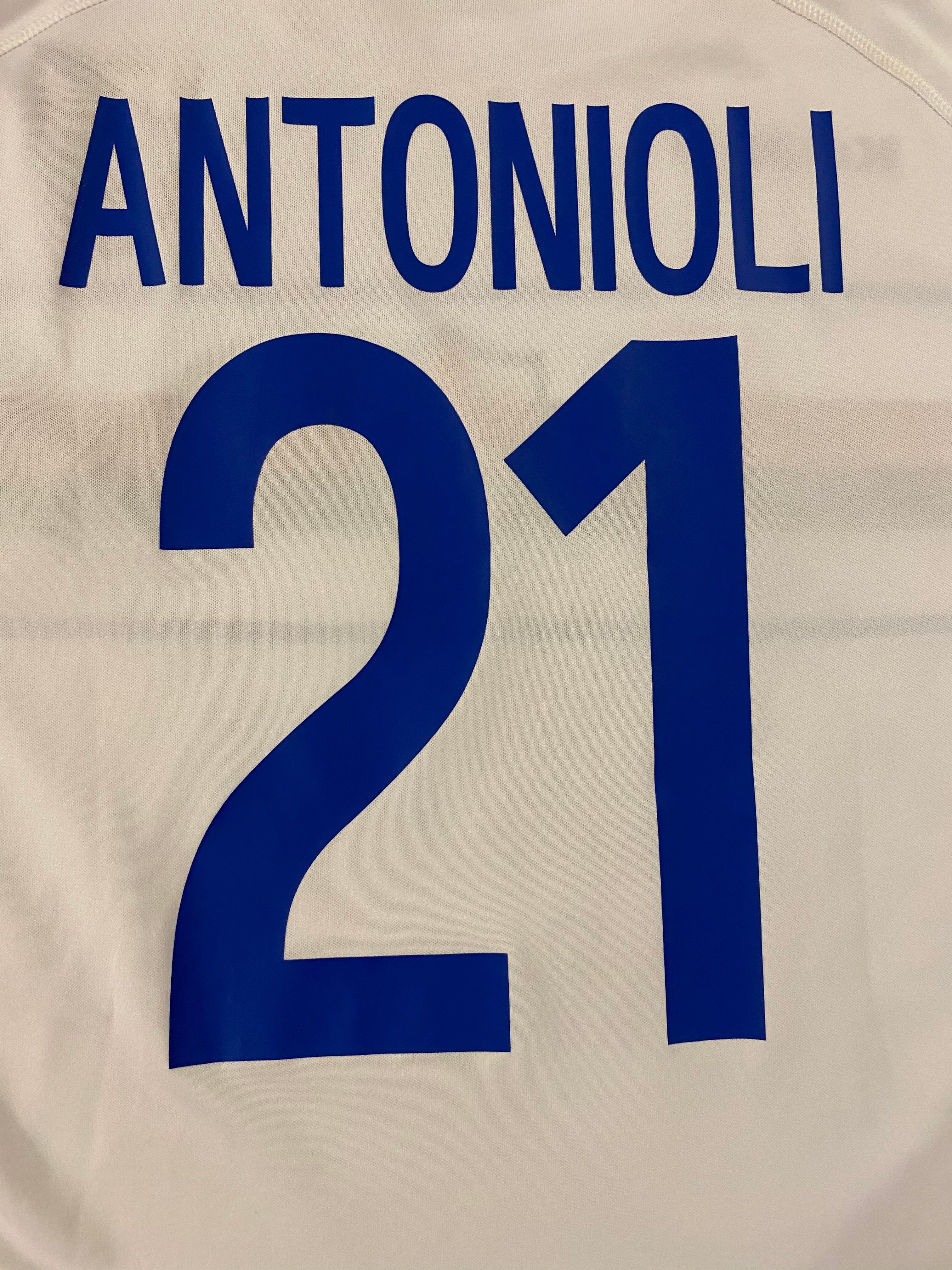 2005/06 Sampdoria *Player Issue* UEFA Cup GK S/S Shirt Antonioli #21 (M) 7/10