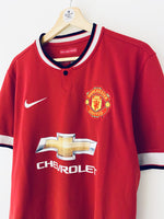 2014/15 Manchester United Home Shirt (L) 9/10