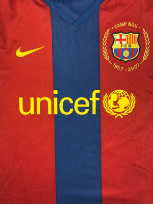 Maillot Barcelone Domicile L/S 2007/08 (S) 8.5/10