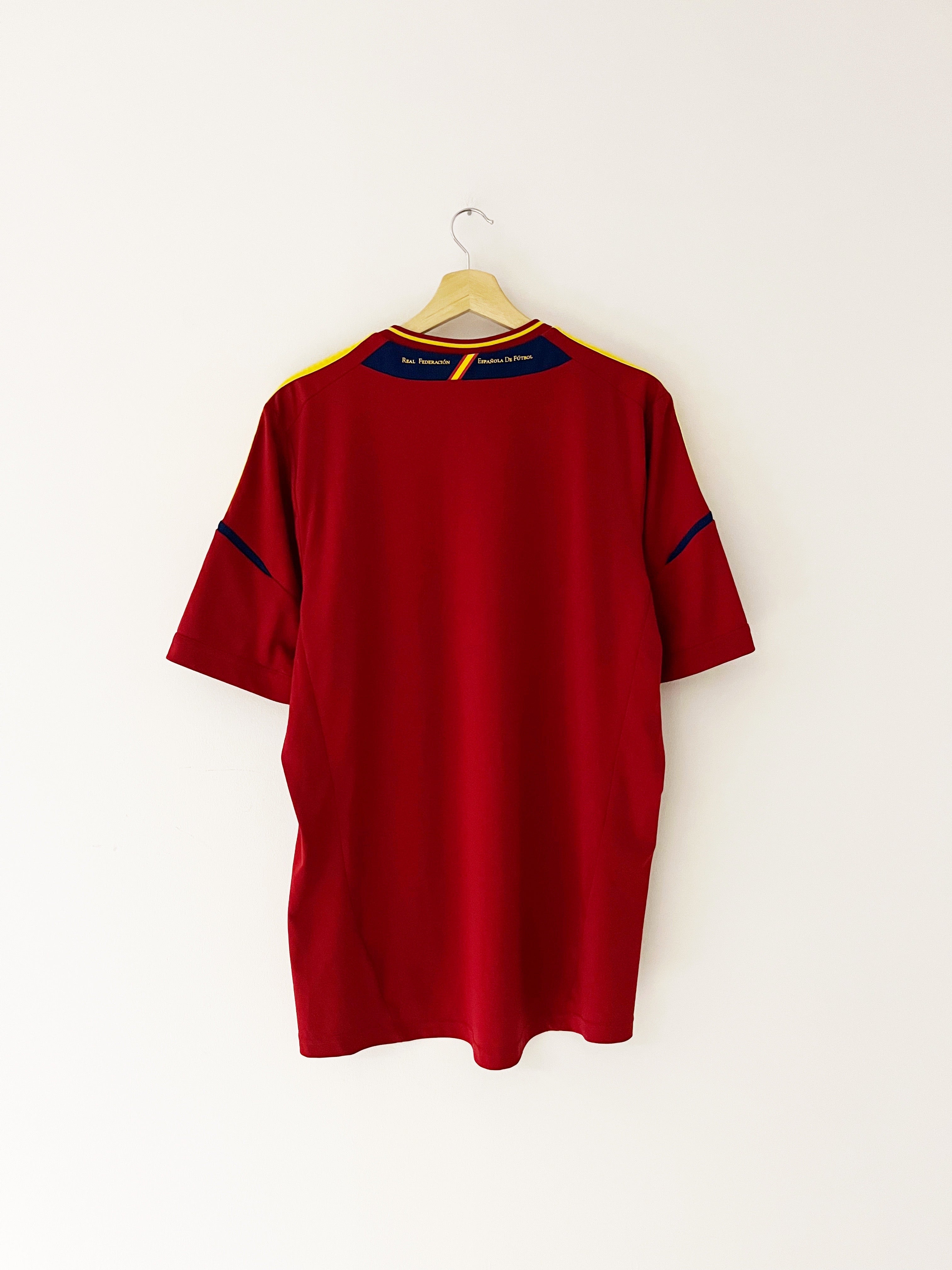 2011/12 Spain Home Shirt (XL) 9/10