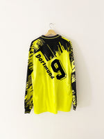1993/94 Borussia Dortmund Home L/S Shirt #9 (XL) 9/10