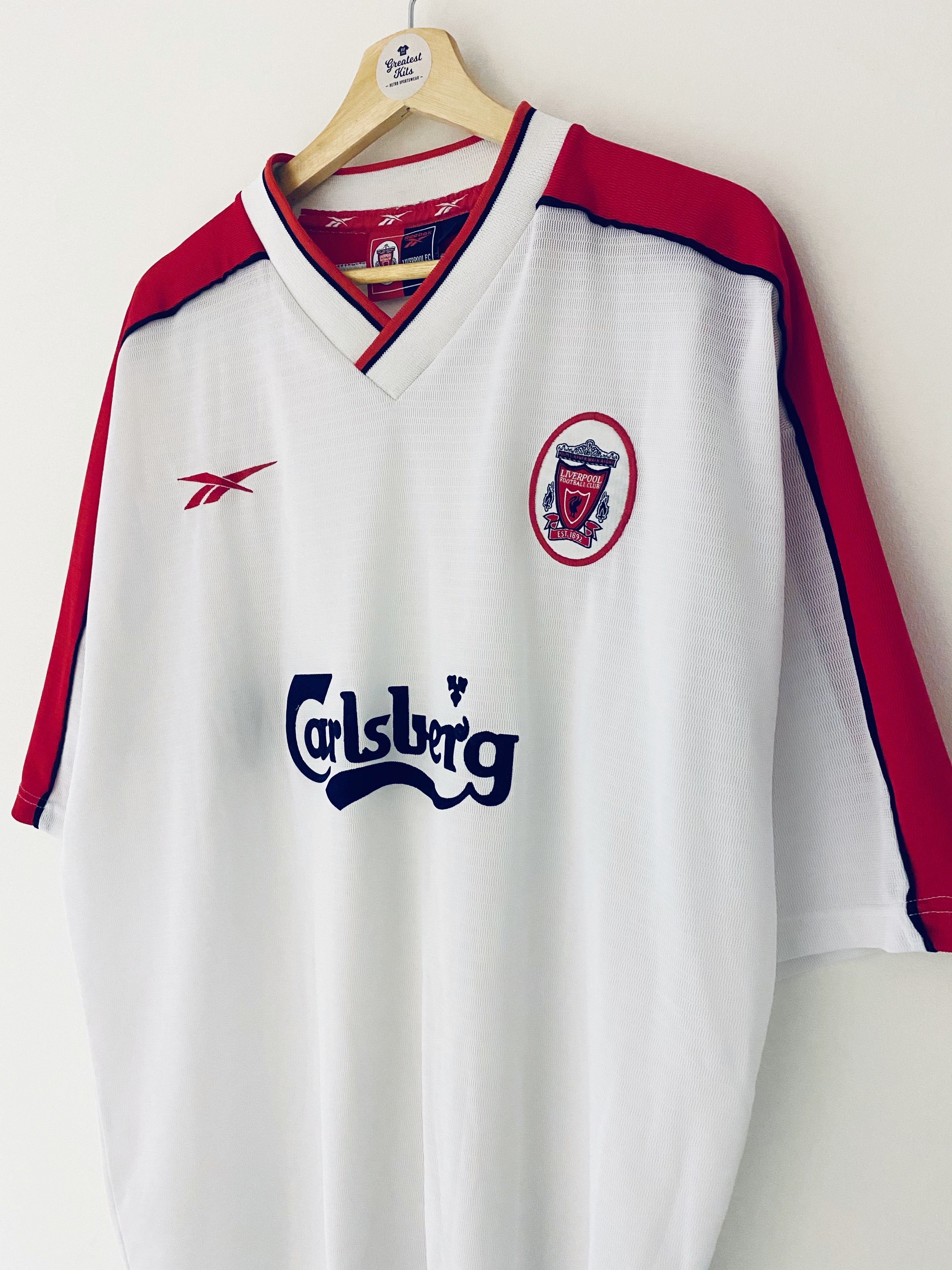 1998/00 Liverpool Away Shirt (XL) 9/10