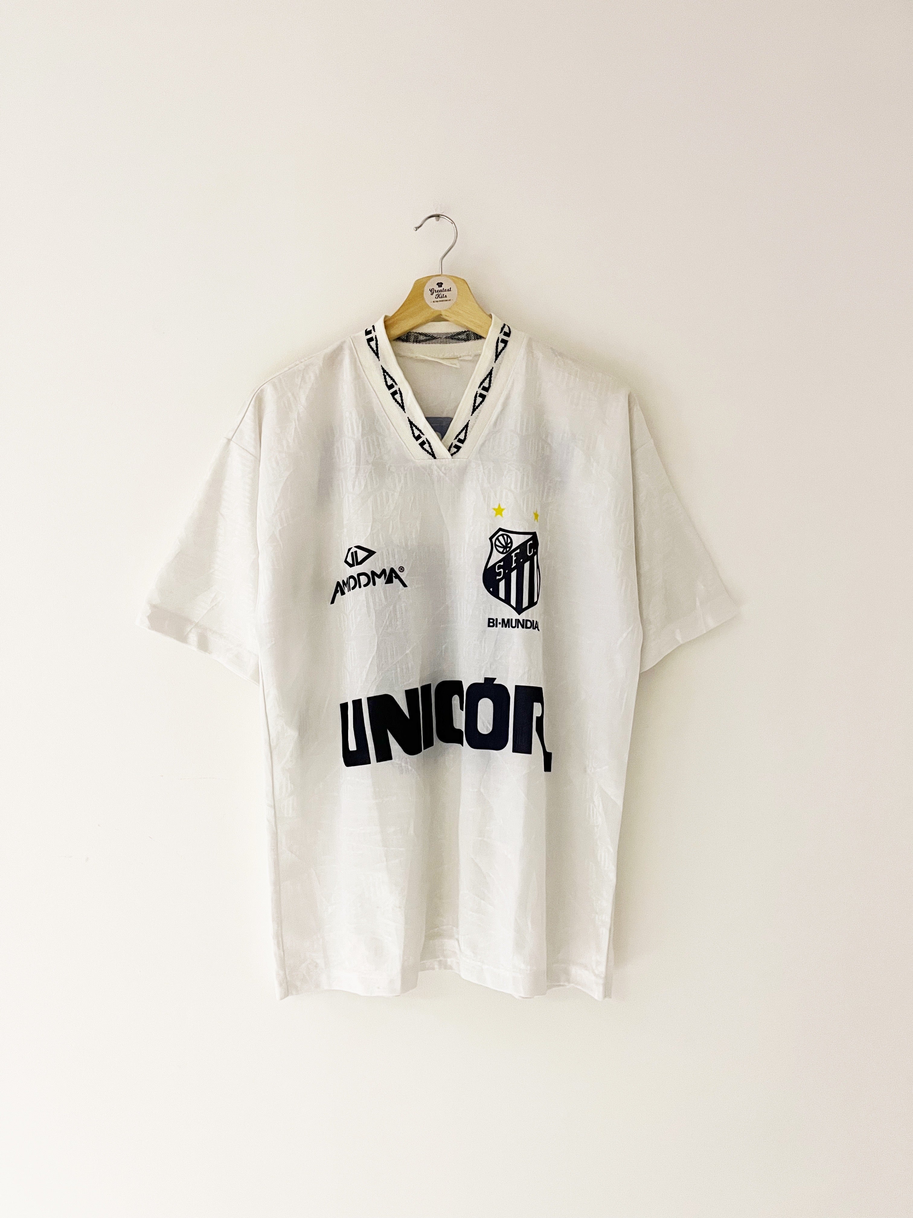 1995 Santos Home Shirt #10 (L) 7.5/10
