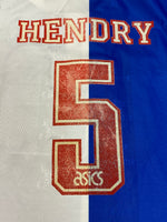 1996/98 Blackburn Home Shirt Hendry #5 (M) 5/10