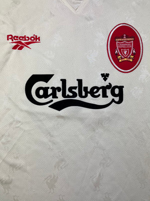 1996/97 Liverpool Away Shirt Berger #15 (M) 9/10