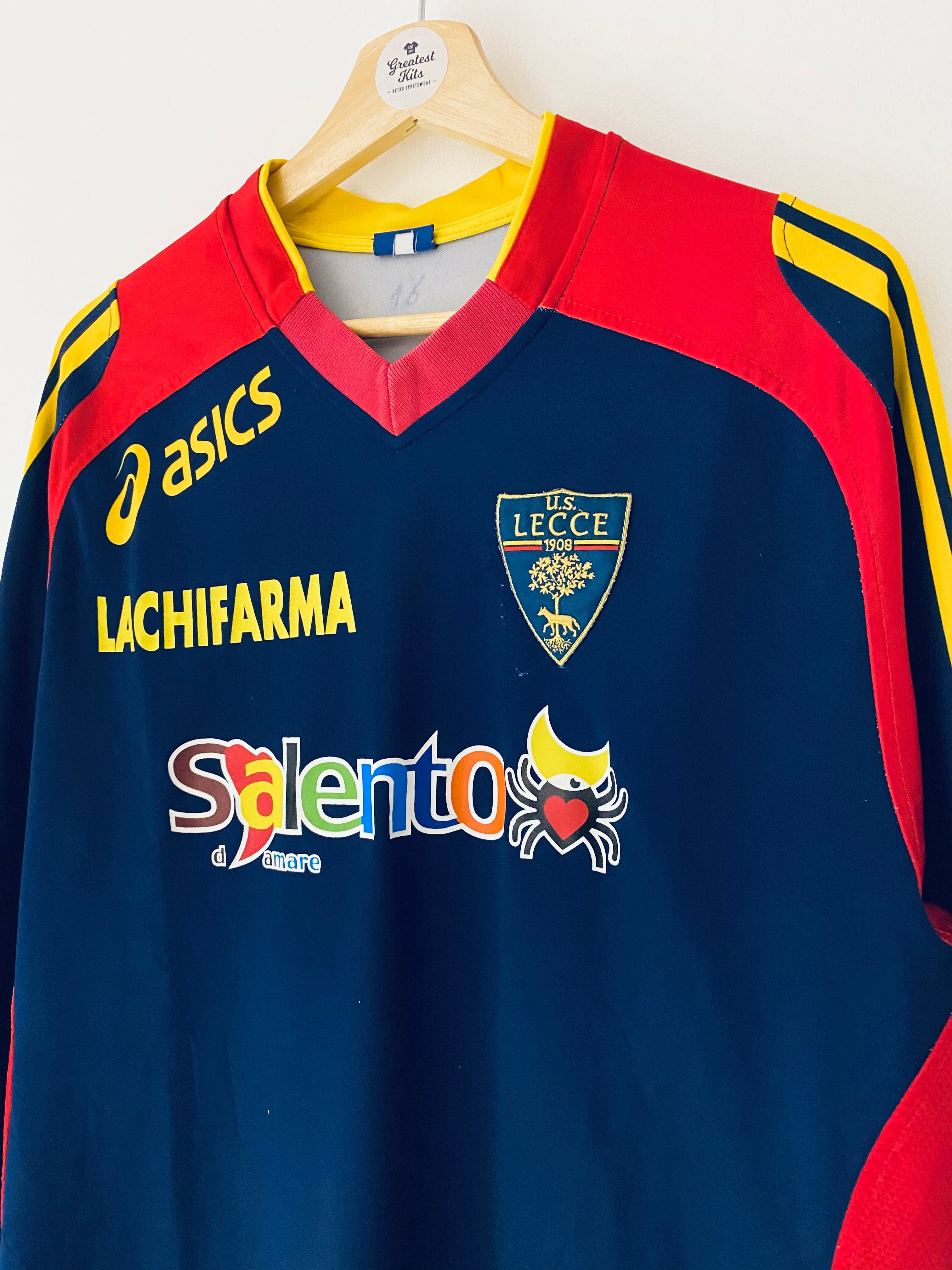 2008/09 Lecce *Player Issue* Training L/S Shirt #16 (XL) 7/10