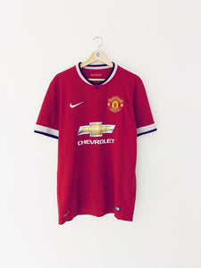 2014/15 Manchester United Home Shirt (L) 9/10