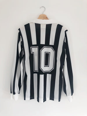 1992/94 Juventus Home L/S Shirt #10 (Baggio) (M) 9/10