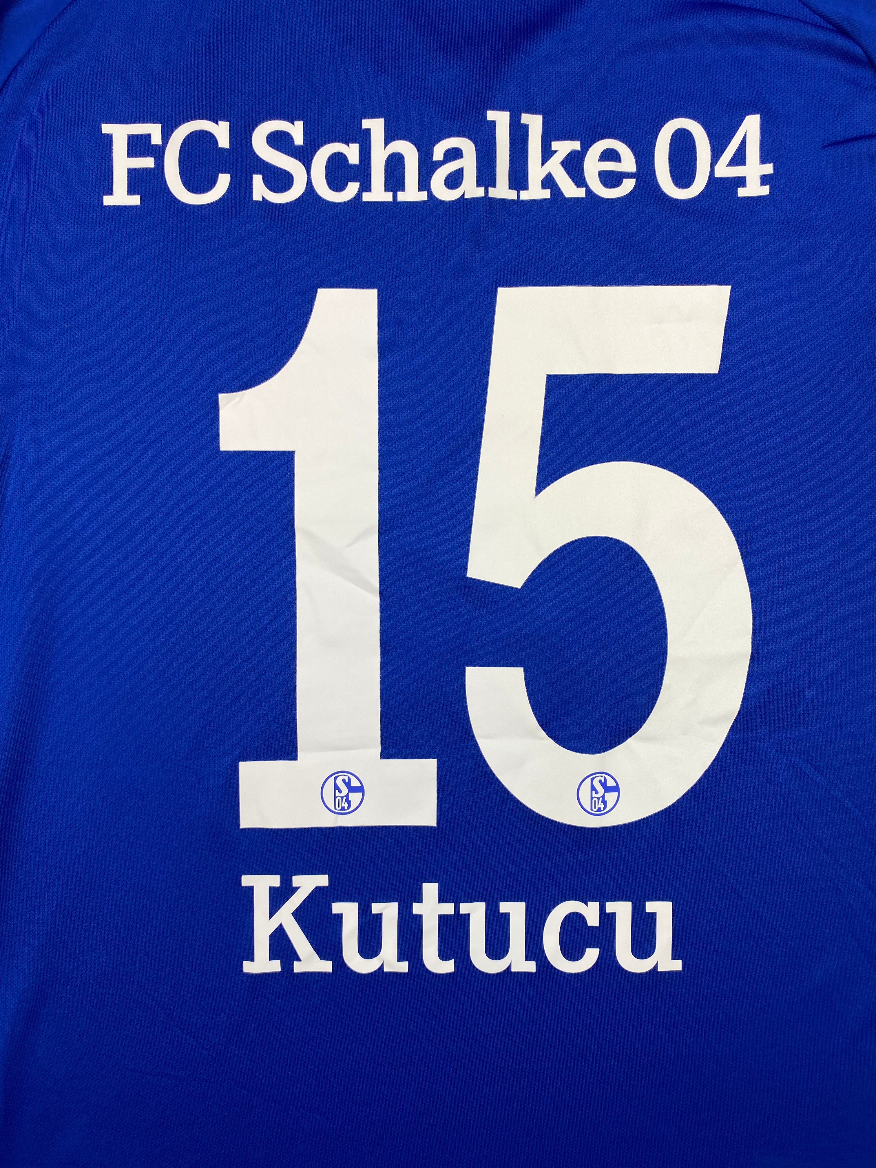 2018/19 Schalke Home Shirt Kutucu #15 (XL) 9/10