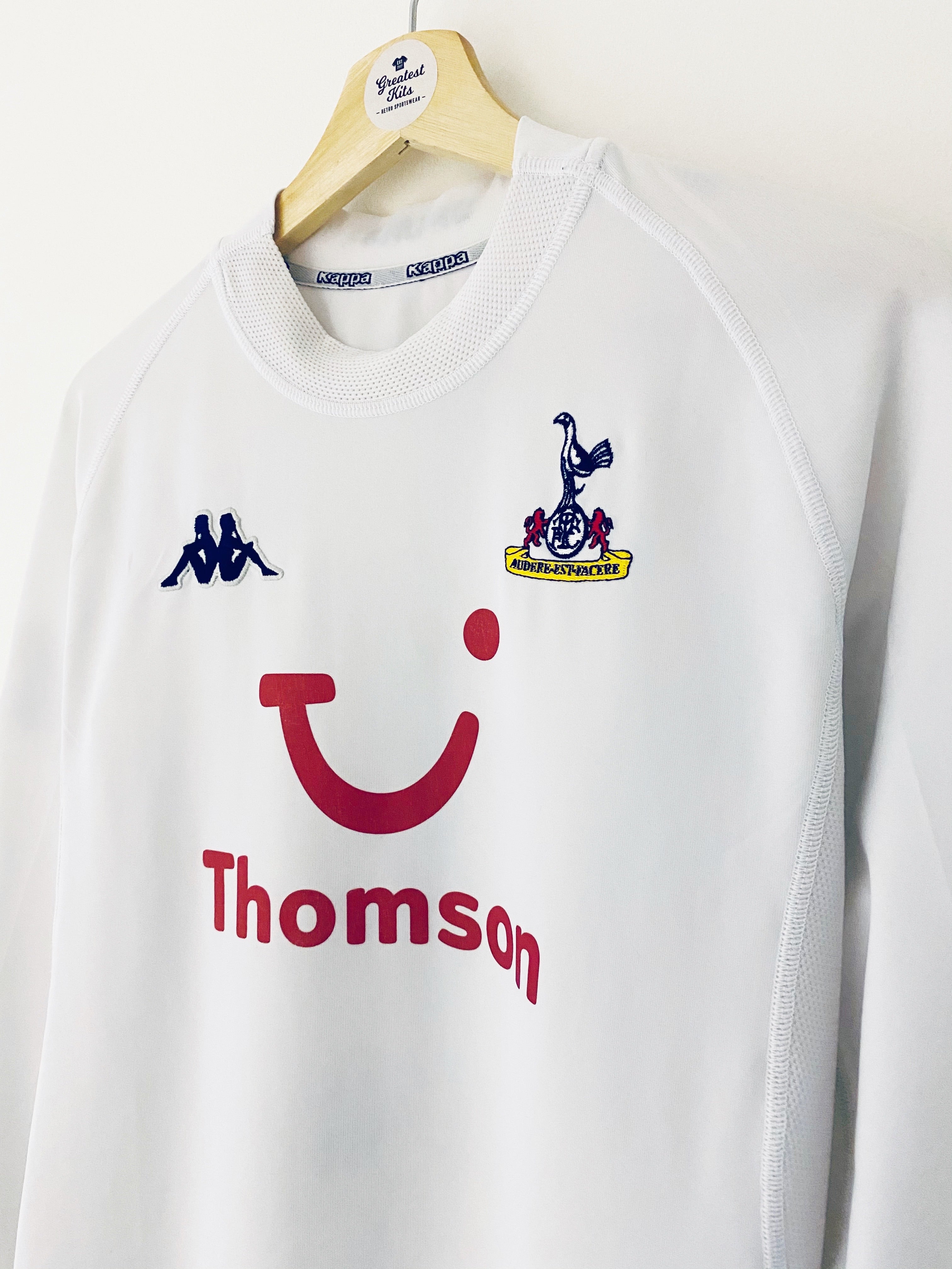 2004/05 Tottenham Hotspur Home L/S Shirt Reid #19 (M) 7.5/10