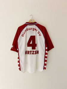 1999/00 Hamburg Home Shirt Hertzsch #4 (XL) 8.5/10