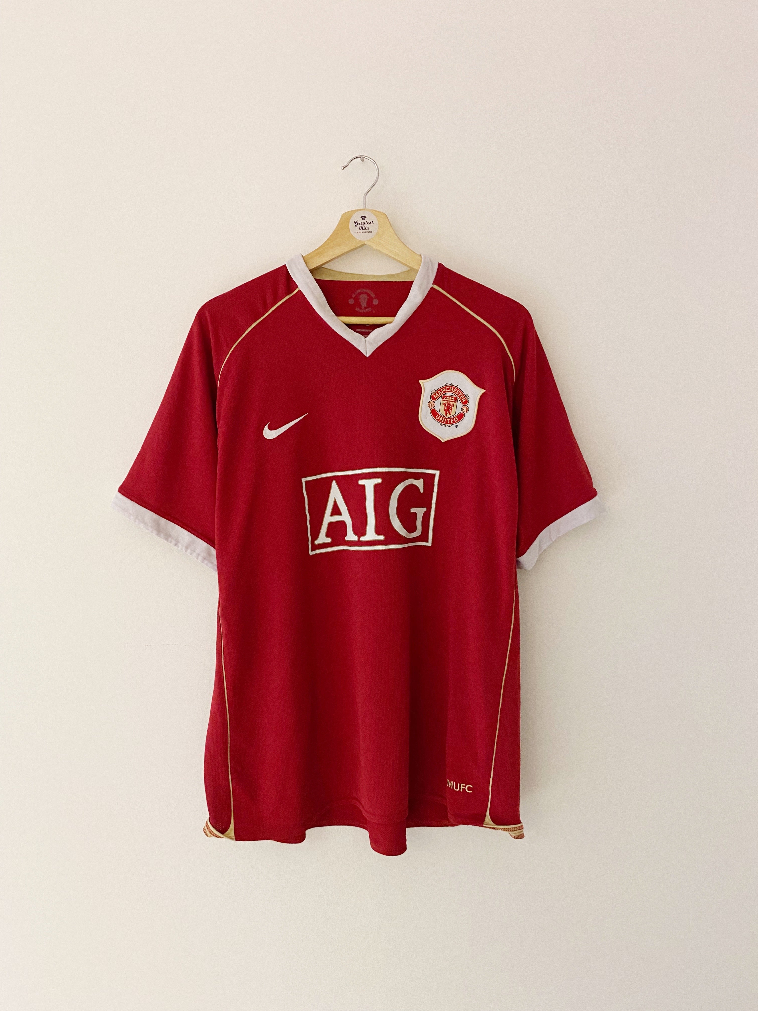 2006/07 Manchester United Home Shirt (XL) 7.5/10