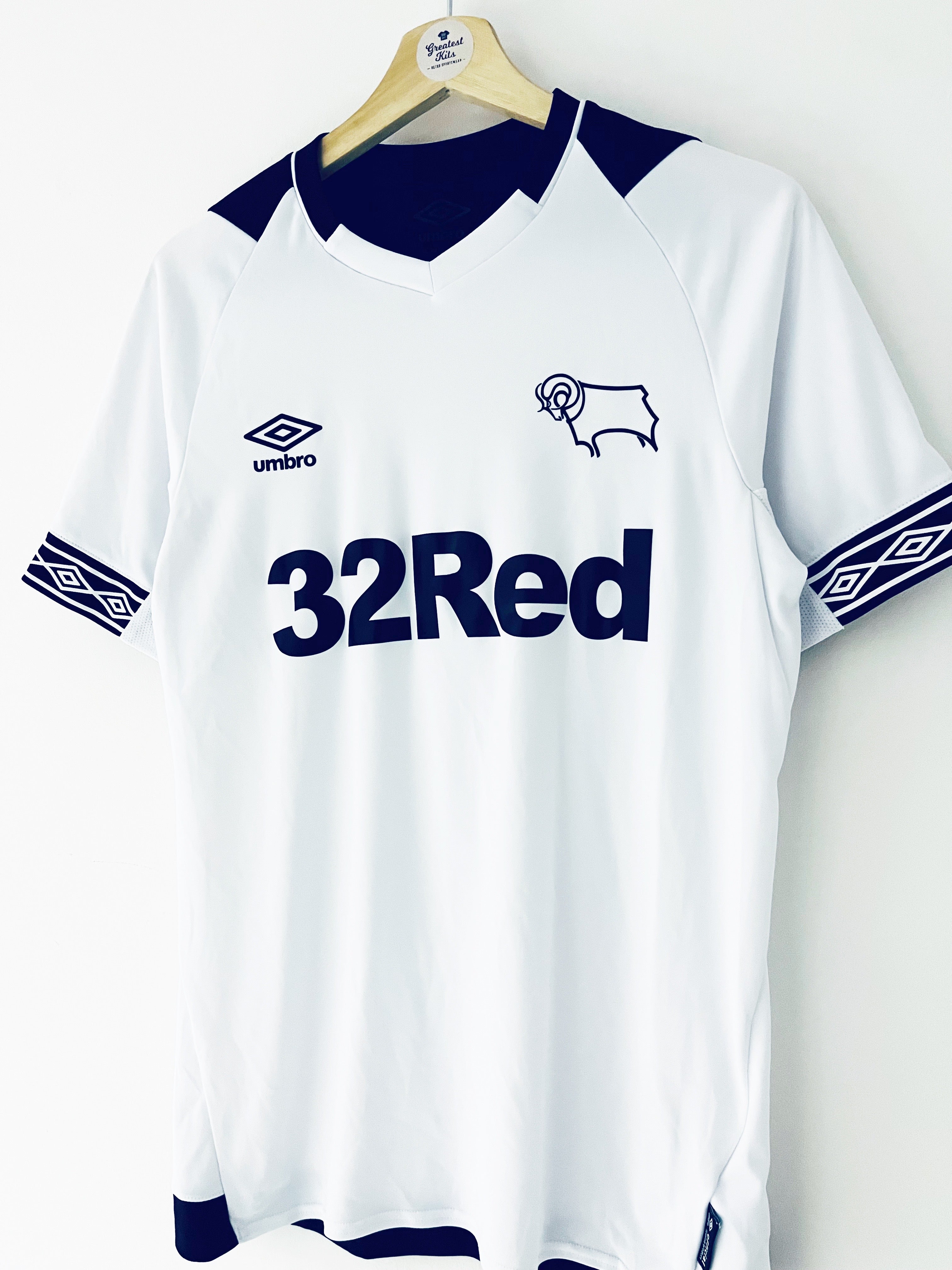 2018/19 Derby County Home Shirt (S) 9/10