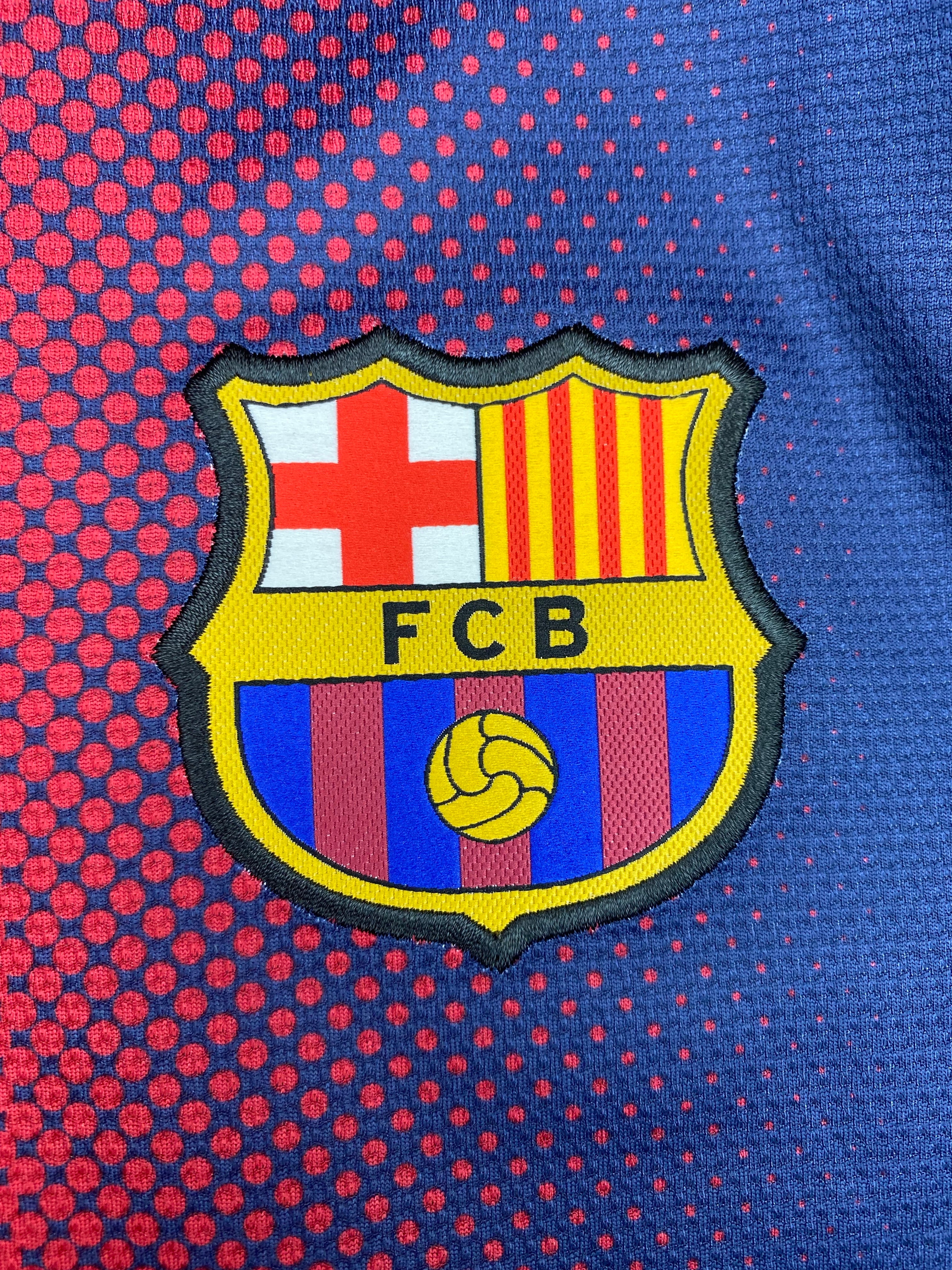 2012/13 Barcelona Home L/S Shirt (M) 9/10