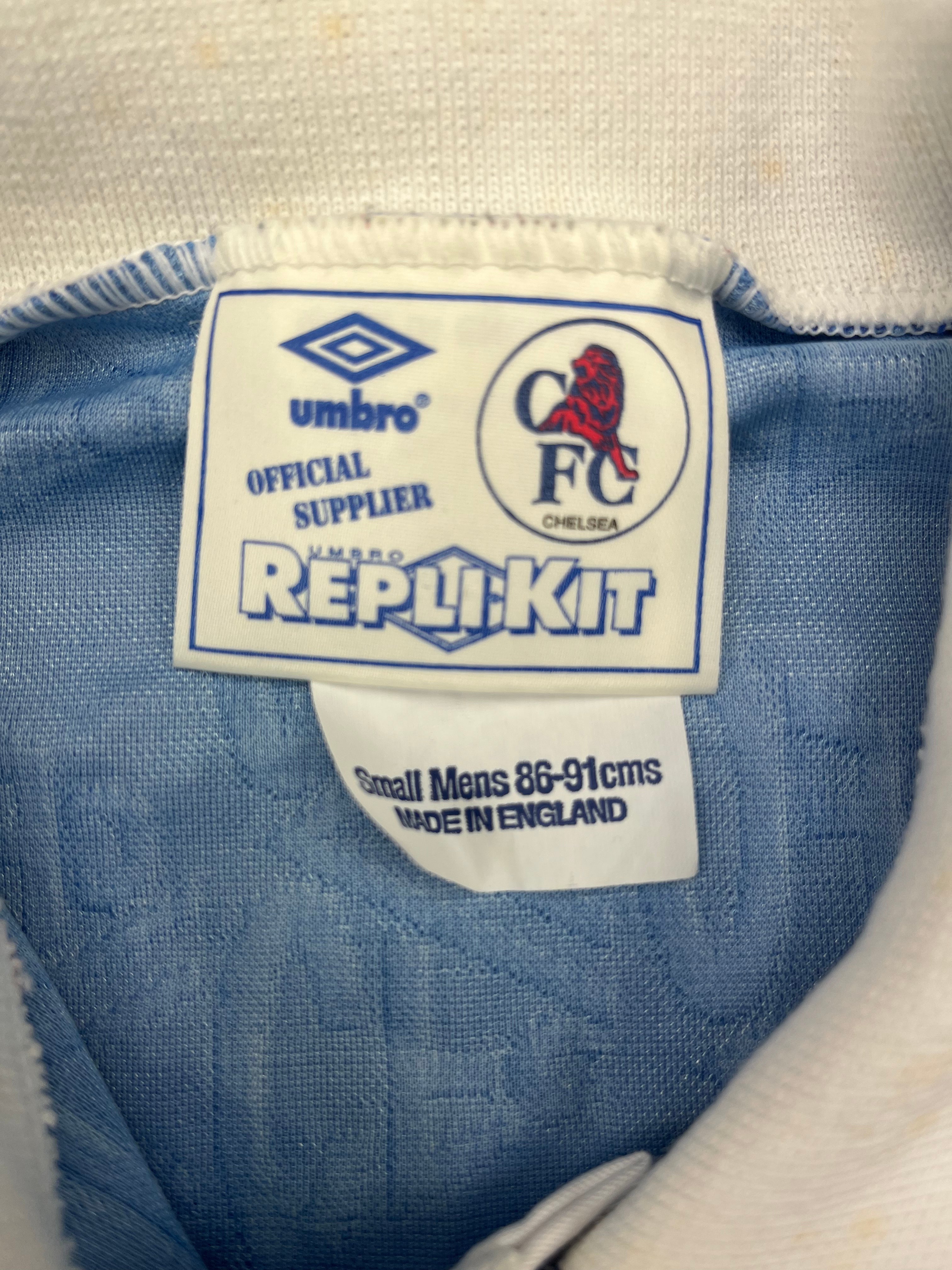 1991/93 Chelsea Home Shirt (S) 8.5/10