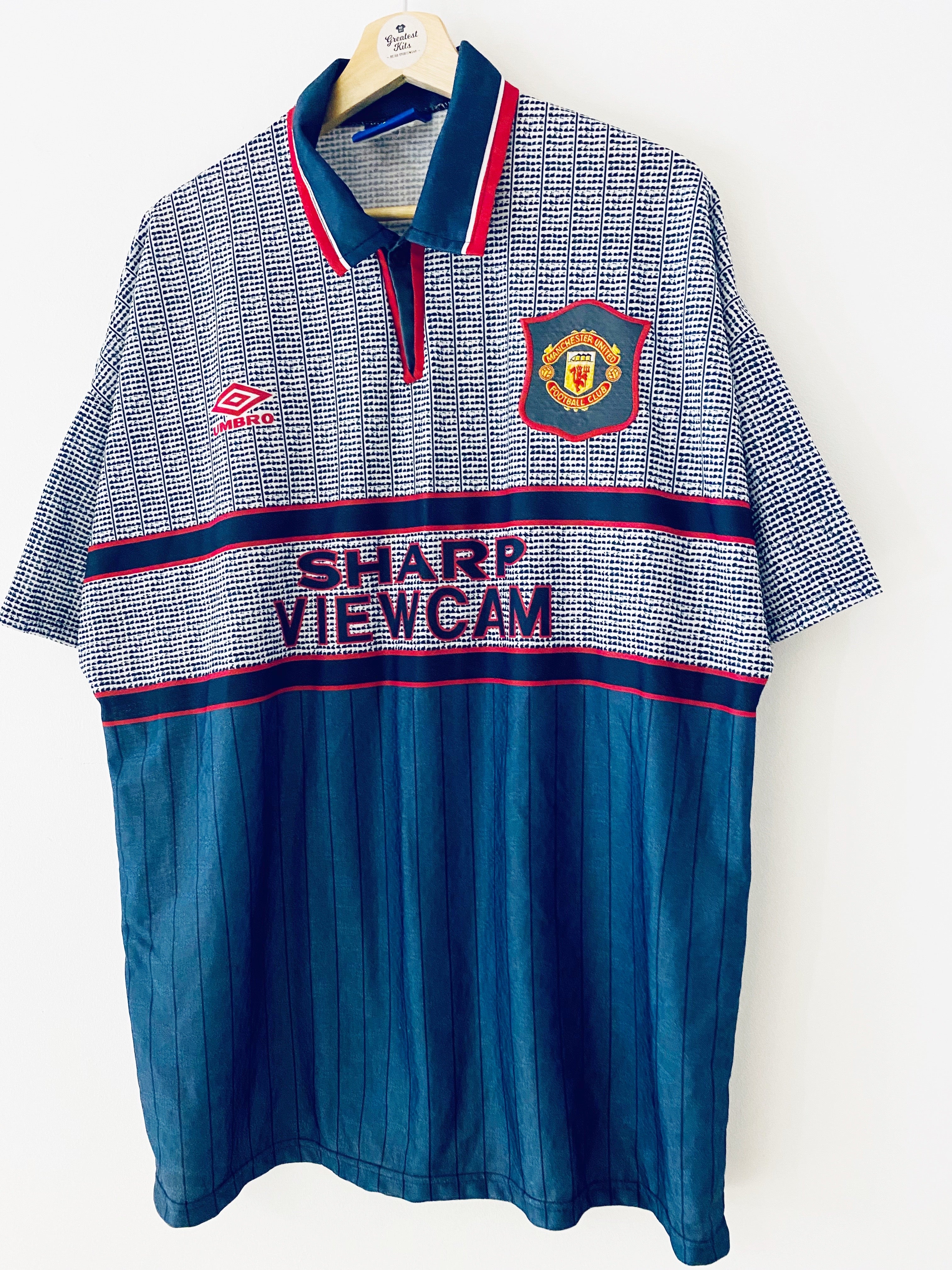 1995/96 Manchester United Away Shirt (XL) 9/10