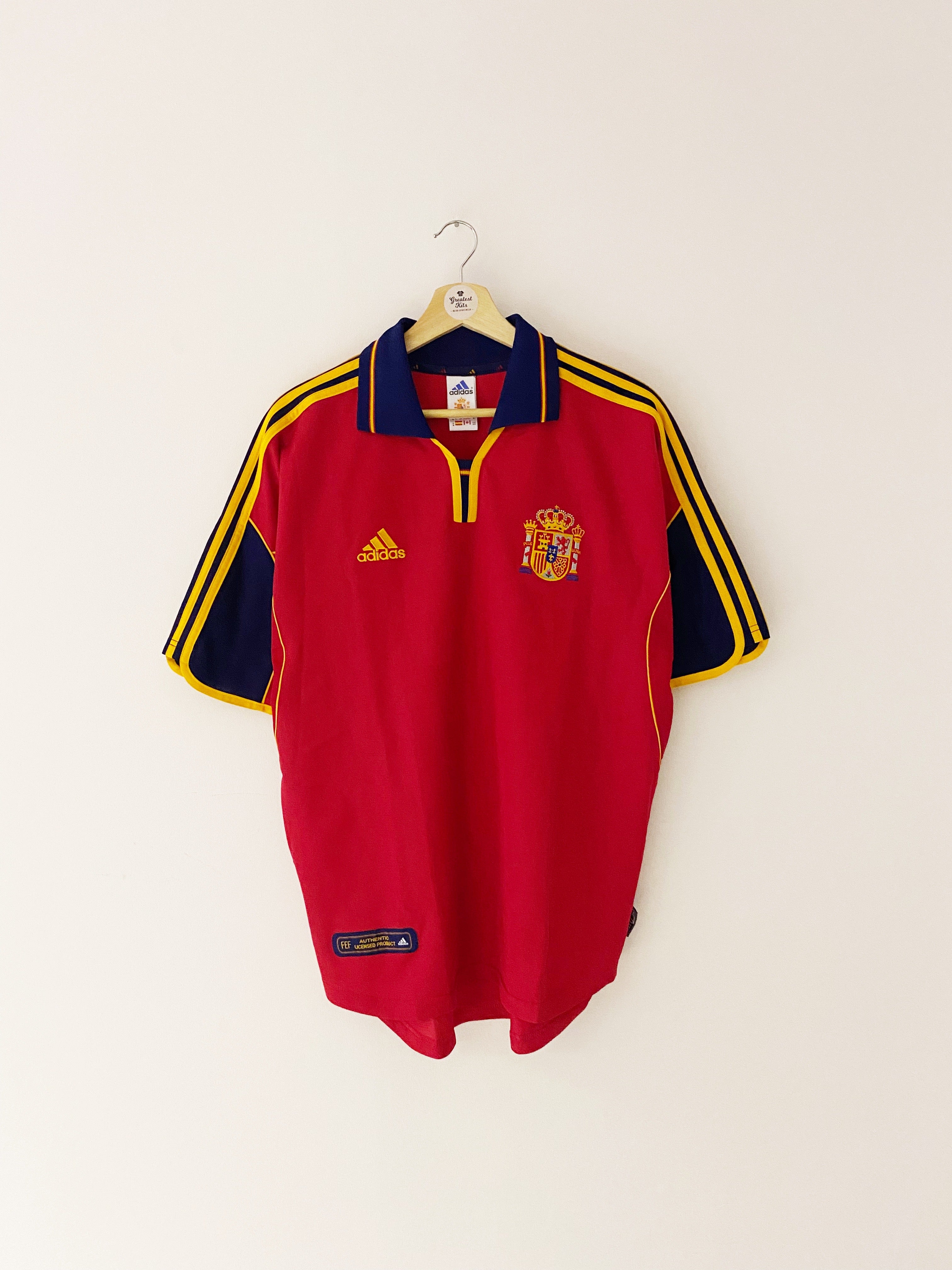 1999/02 Spain Home Shirt (M) 9/10